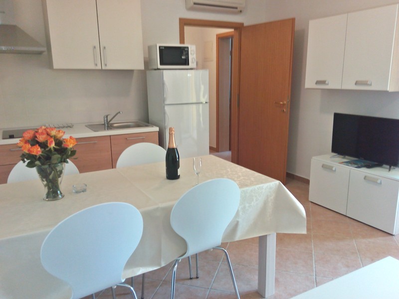 Faro villas apartmány - apartmán pro 4 osoby A4, jedna ložnice, v kuchyni přistýlky - Savudrija - 101 CK Zemek - Chorvatsko
