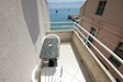 Apartmán číslo 5 - balkon boční pohled moře